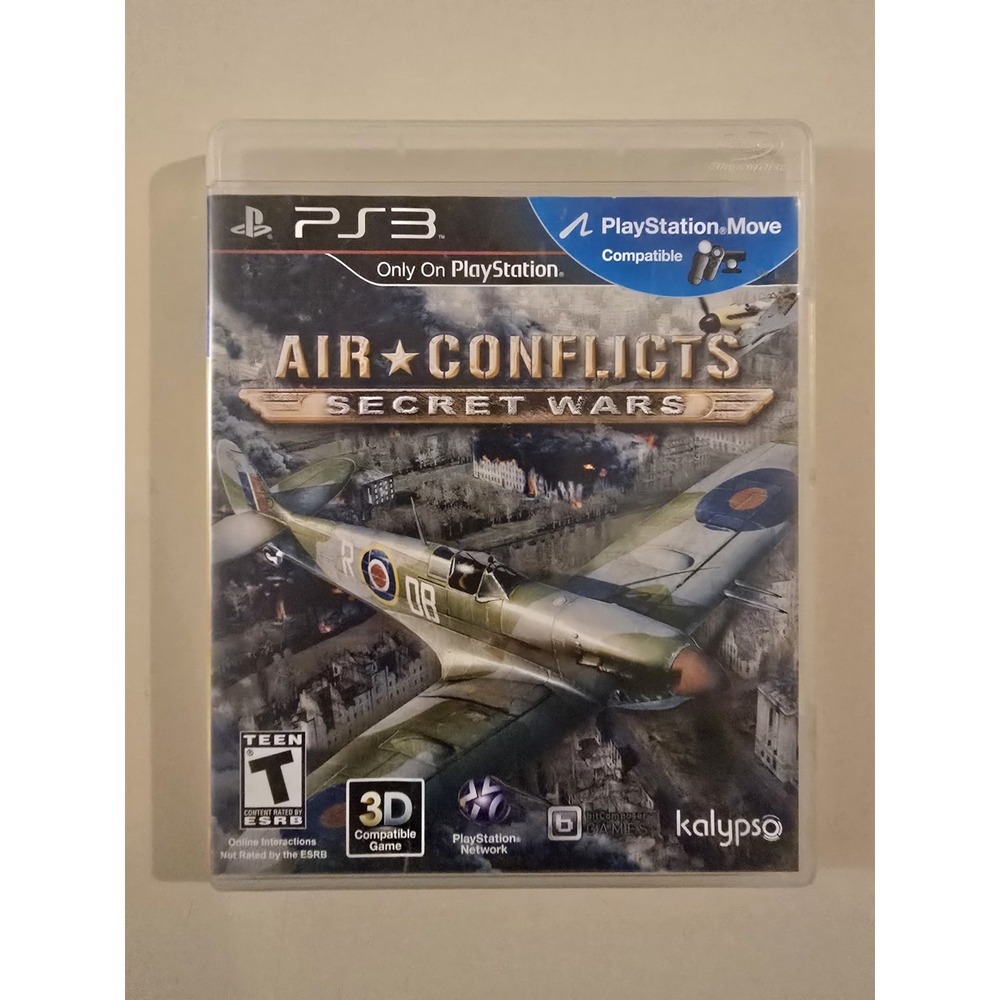 Air Conflicts: Secret Wars (Sony PlayStation 3, 2011) PS3 CIB